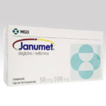Janumet (Sitagliptina/Metformina) 50 mg/500 mg, 56 Comprimidos