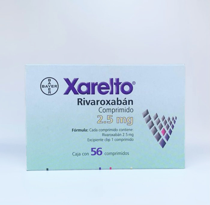 Xarelto Rivaroxabán